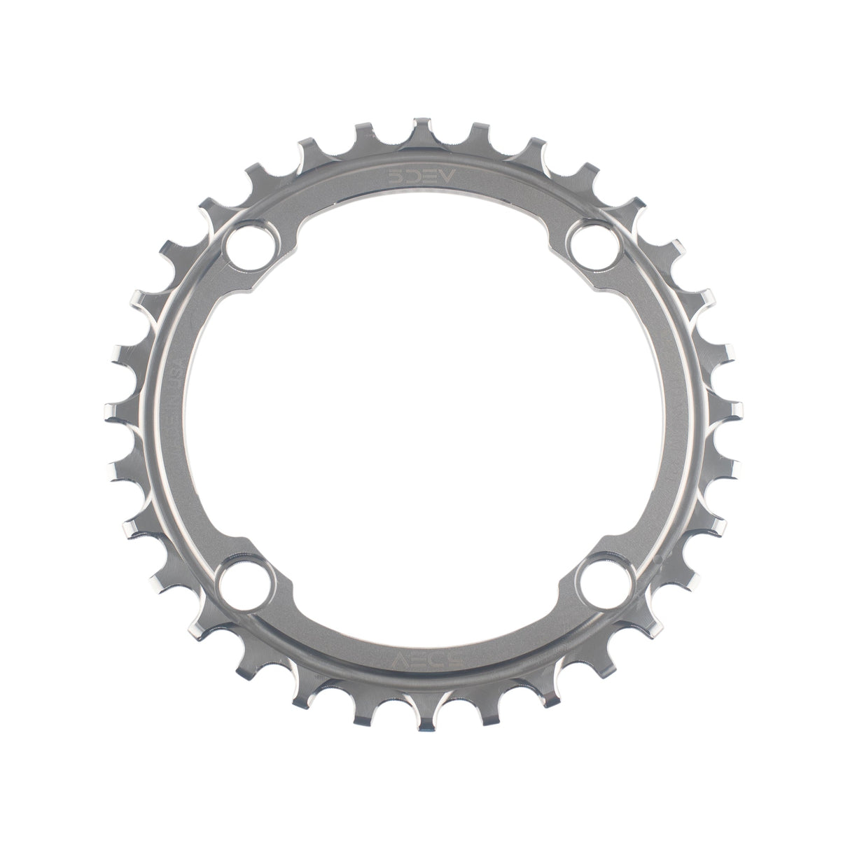 104BCD Titanium Chainring - 5DEV 34T