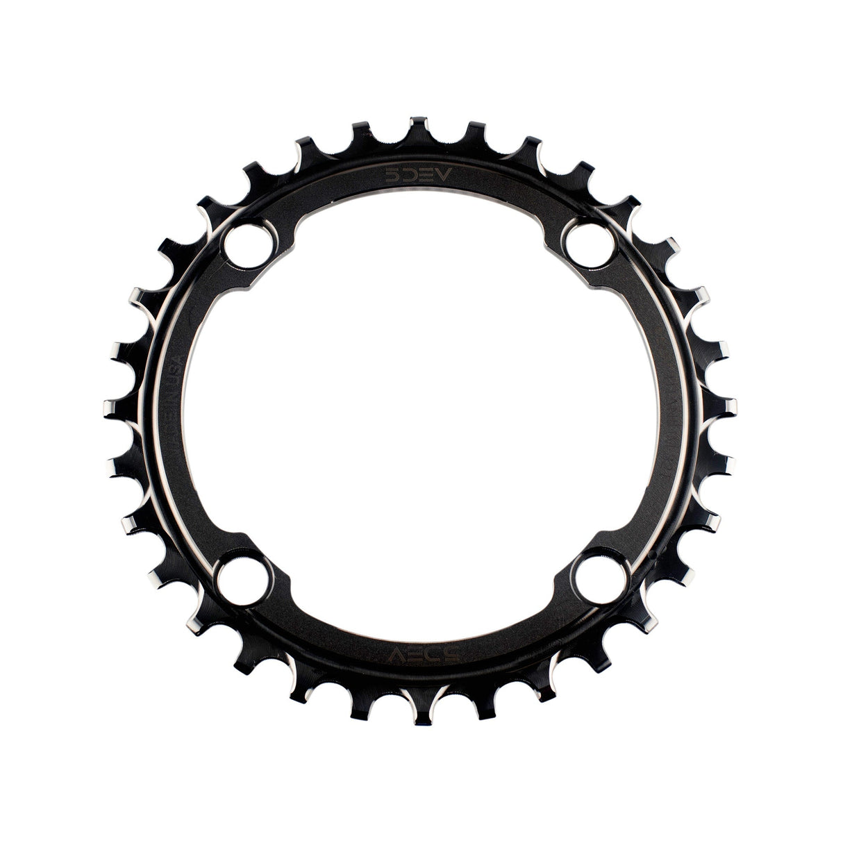 104BCD Titanium Chainring - 5DEV 34T
