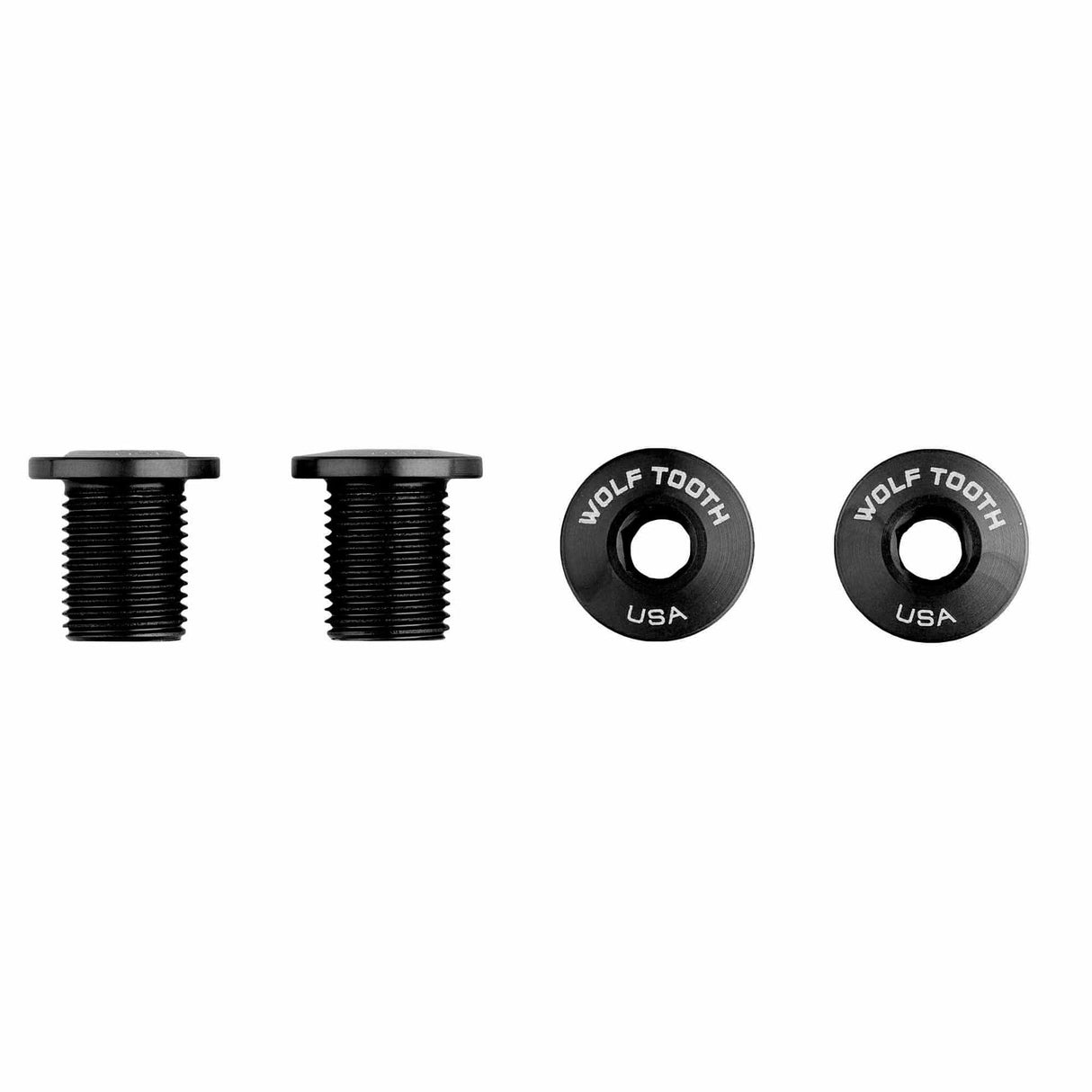 Wolf Tooth Set of 4 Chainring Bolts for M8 threaded chainrings (10 mm long)