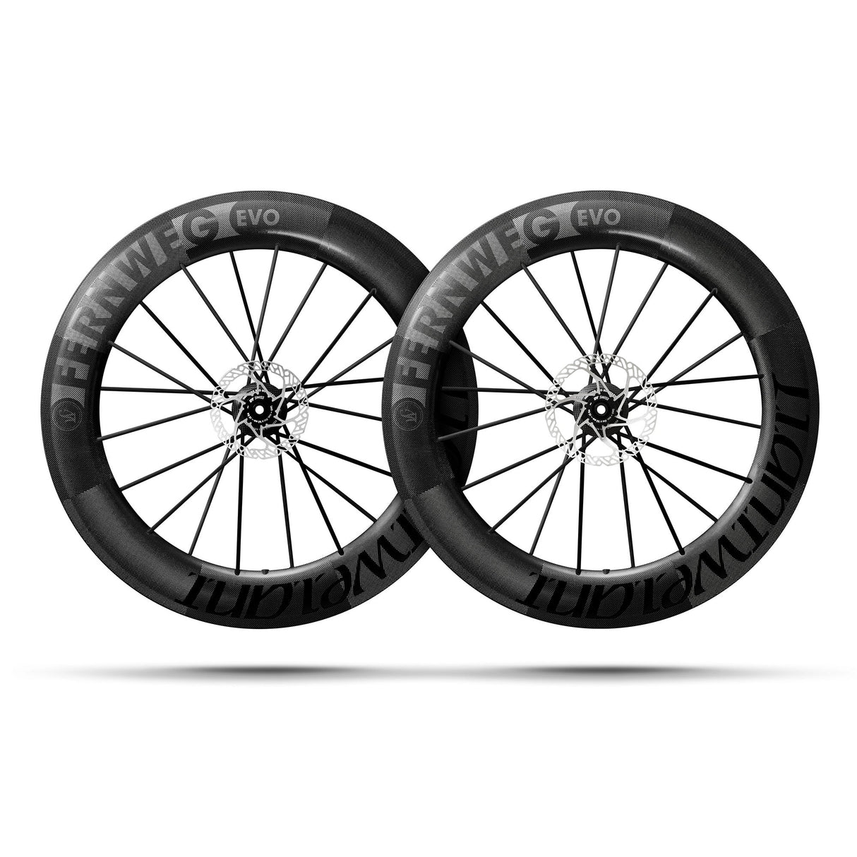 Lightweight Fernweg 85 EVO Disc Black Tubeless Wheelset