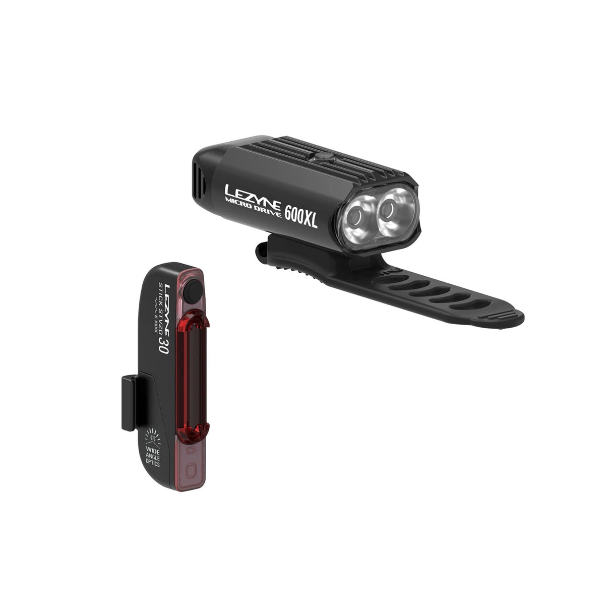 Combinación de luz Lezyne Micro Drive 600 y Stick Light