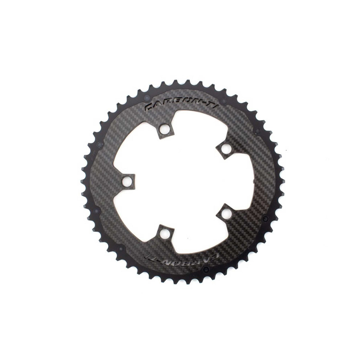 Plato exterior Carbon-Ti X-CarbonRing de 5 brazos compatible con SRAM AXS