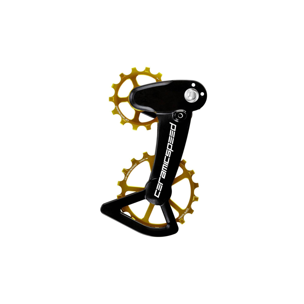 Sistema de rueda de polea cerámica de gran tamaño CeramicSpeed - Oro limitado - SRAM Red eTAP