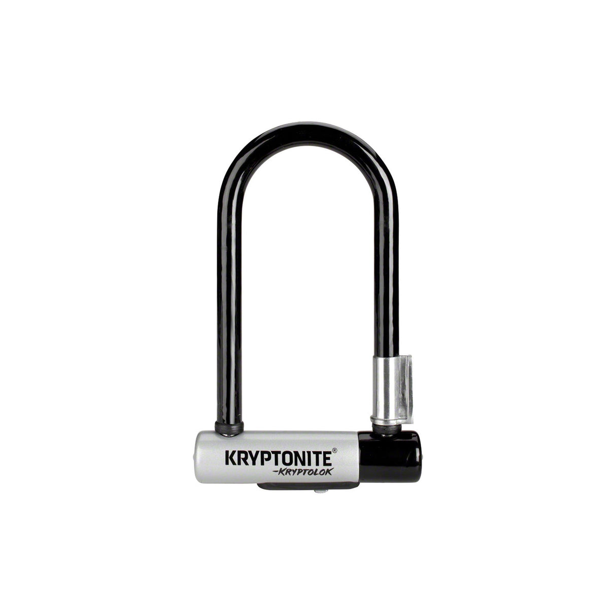 Kryptonite KryptoLok U-Lock - 3.25 x 7", Keyed, Black, Includes bracket
