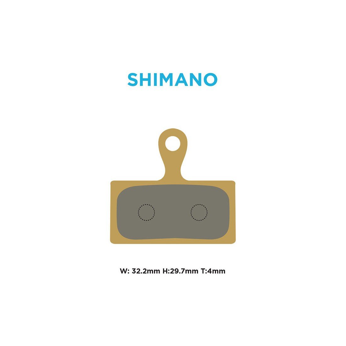 MTX Gold Label HD Disc Brake Pads Shimano XTR/XT/SLX 2-Piston