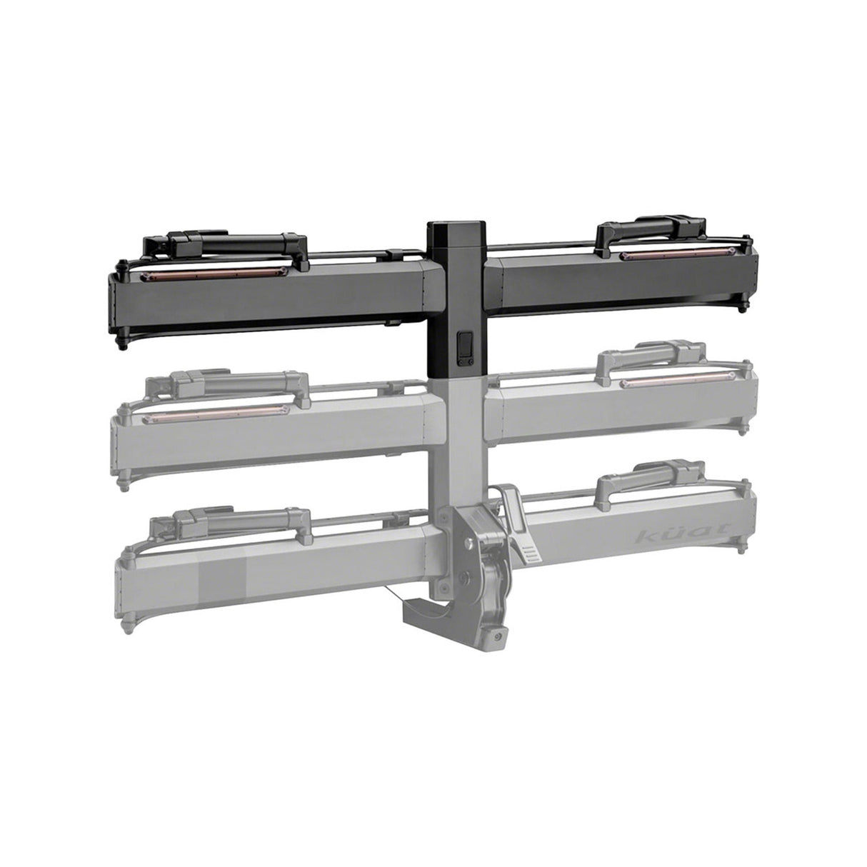 Kuat Piston Pro X Add On LED Dual Ratchet Platform Rack with Kashima 1-Bike
