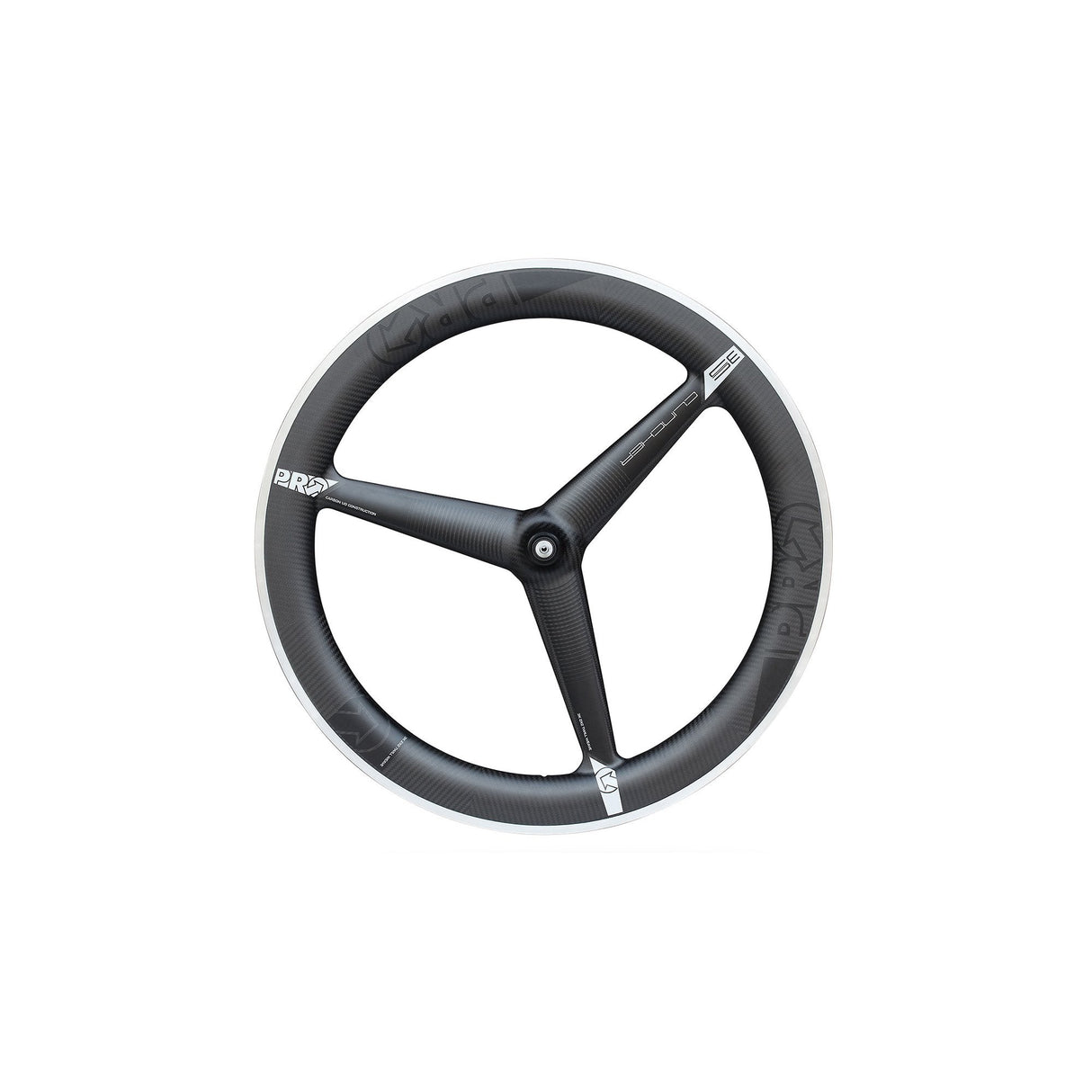 PRO TEXTREME Carbon 3-Spoke Tubular Front Wheel