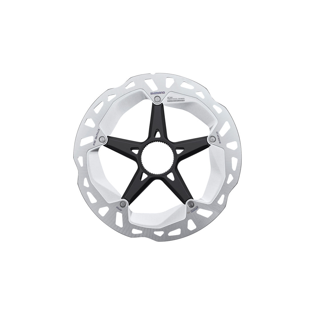 Rotor de disco Shimano RT-MT800: tipo estriado externo