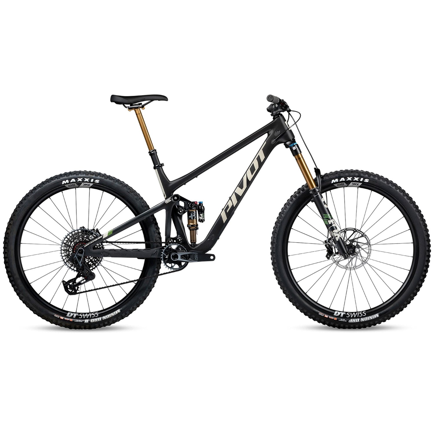Bicicleta con transmisión Pivot Switchblade V6 Pro X0 Eagle y actualización de rueda de carbono