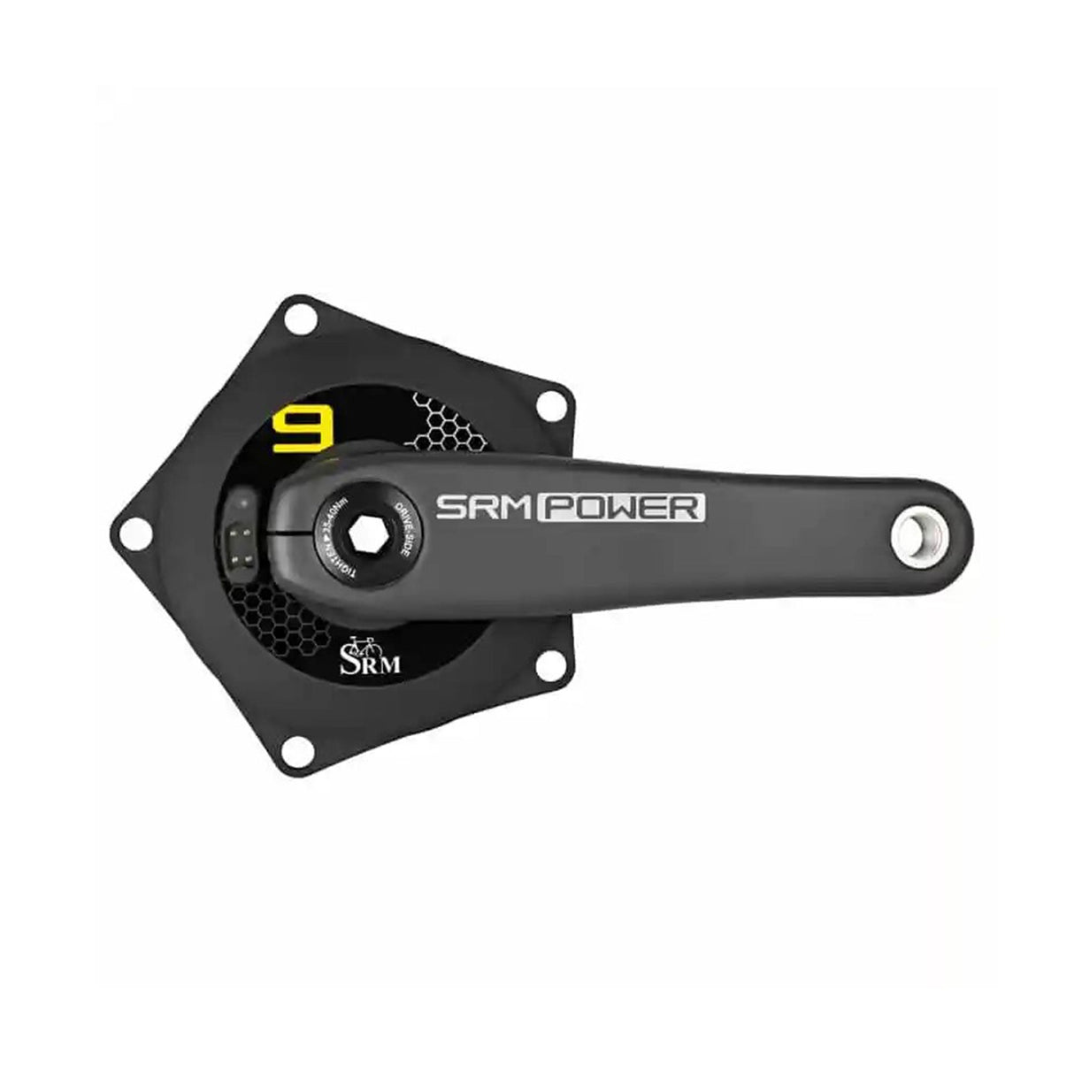SRM Origin Track Carbon Composite PM9/24mm Steel Spindle/PC8 Bundle Black