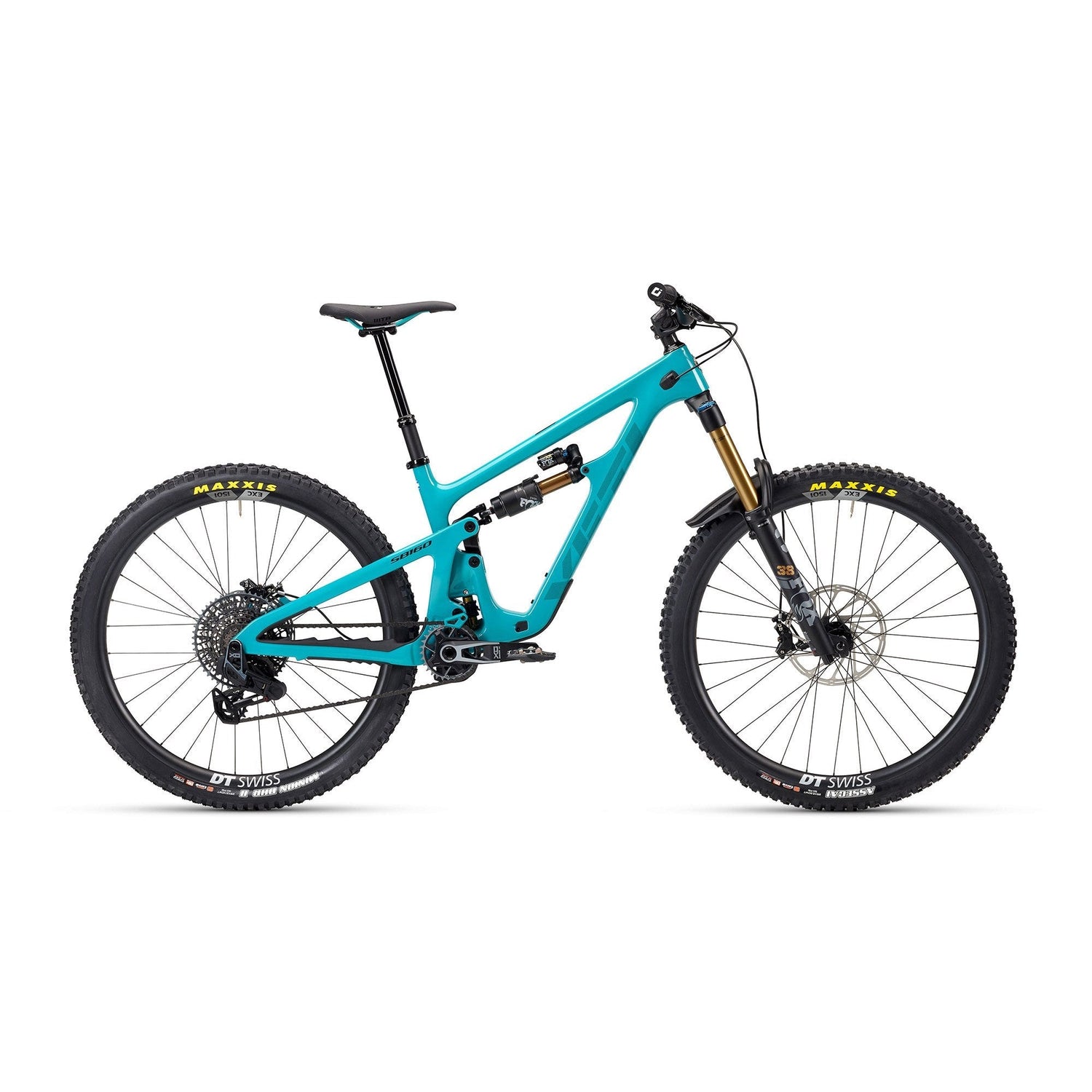 Bicicleta Yeti SB160 T3 X0 Eagle con transmisión mejorada y rueda de carbono