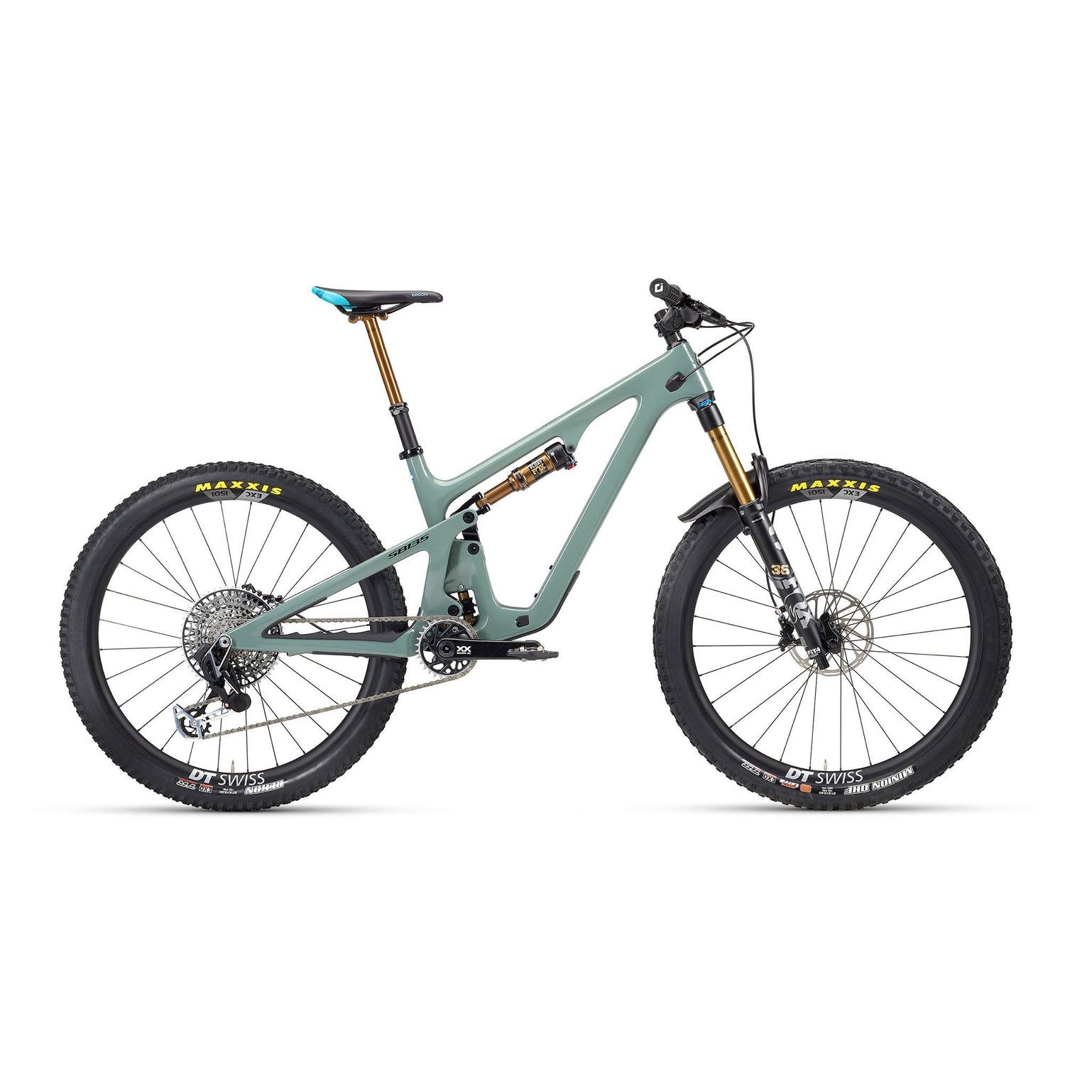 Bicicleta Yeti SB135 T4 XX Eagle con transmisión mejorada y rueda de carbono