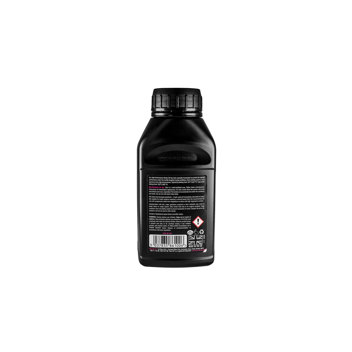 Líquido de frenos DOT 4 de alto rendimiento Muc-Off - 250 ml