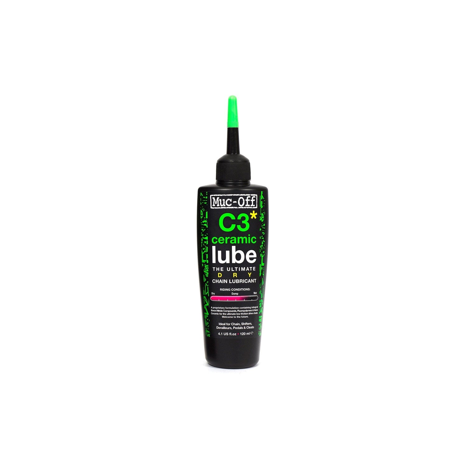 Lubricante cerámico seco Muc-Off C3 de 120 ml
