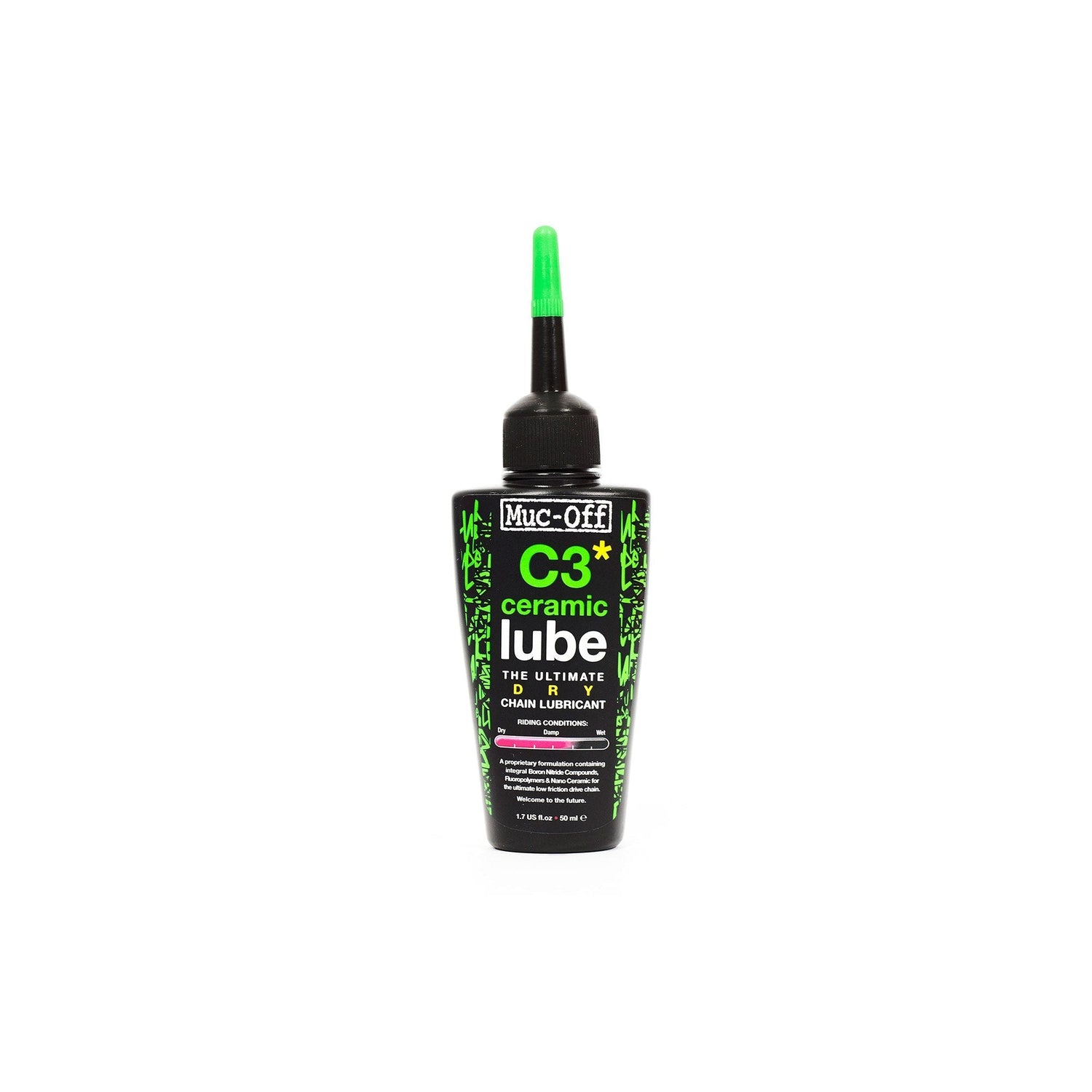 Lubricante cerámico seco Muc-Off C3 de 50 ml