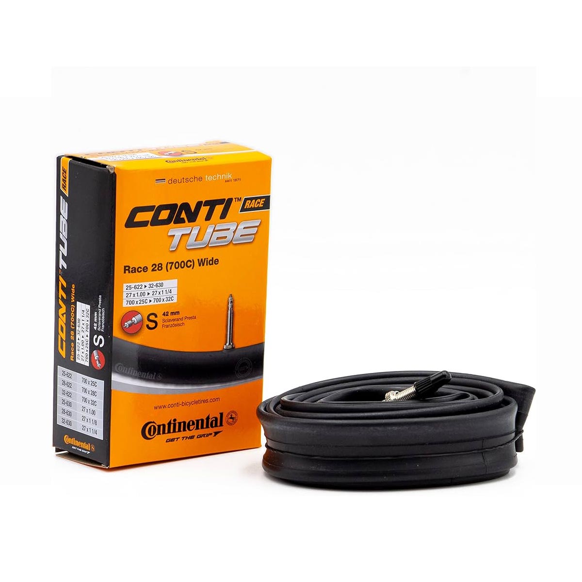 Continental Unitube Race 28 - 42mm Clincher Tube
