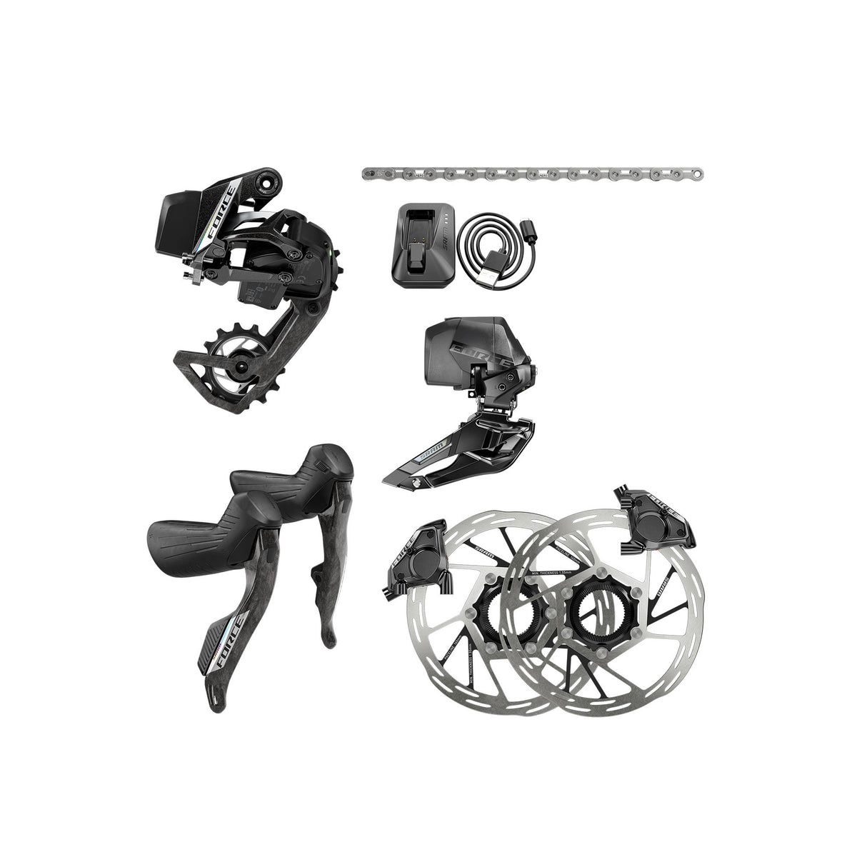 SRAM Force AXS E1 2X Groupset