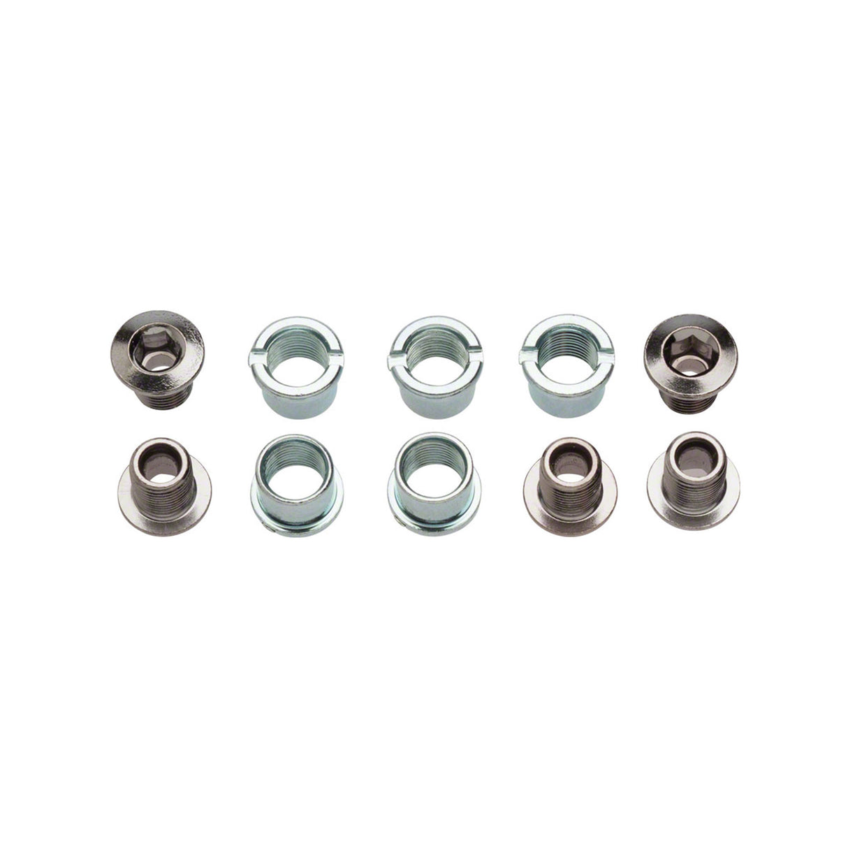 Sugino 5-Bolt Chainring Bolt Set for 2x