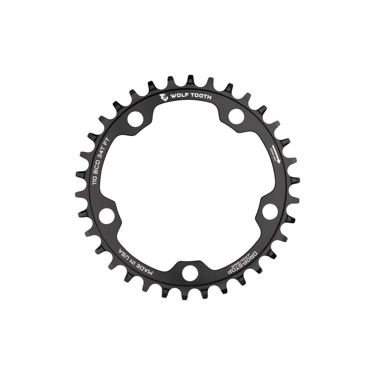 Wolf Tooth Components 5x110BCD CX/Road (Flat Top) Chainring