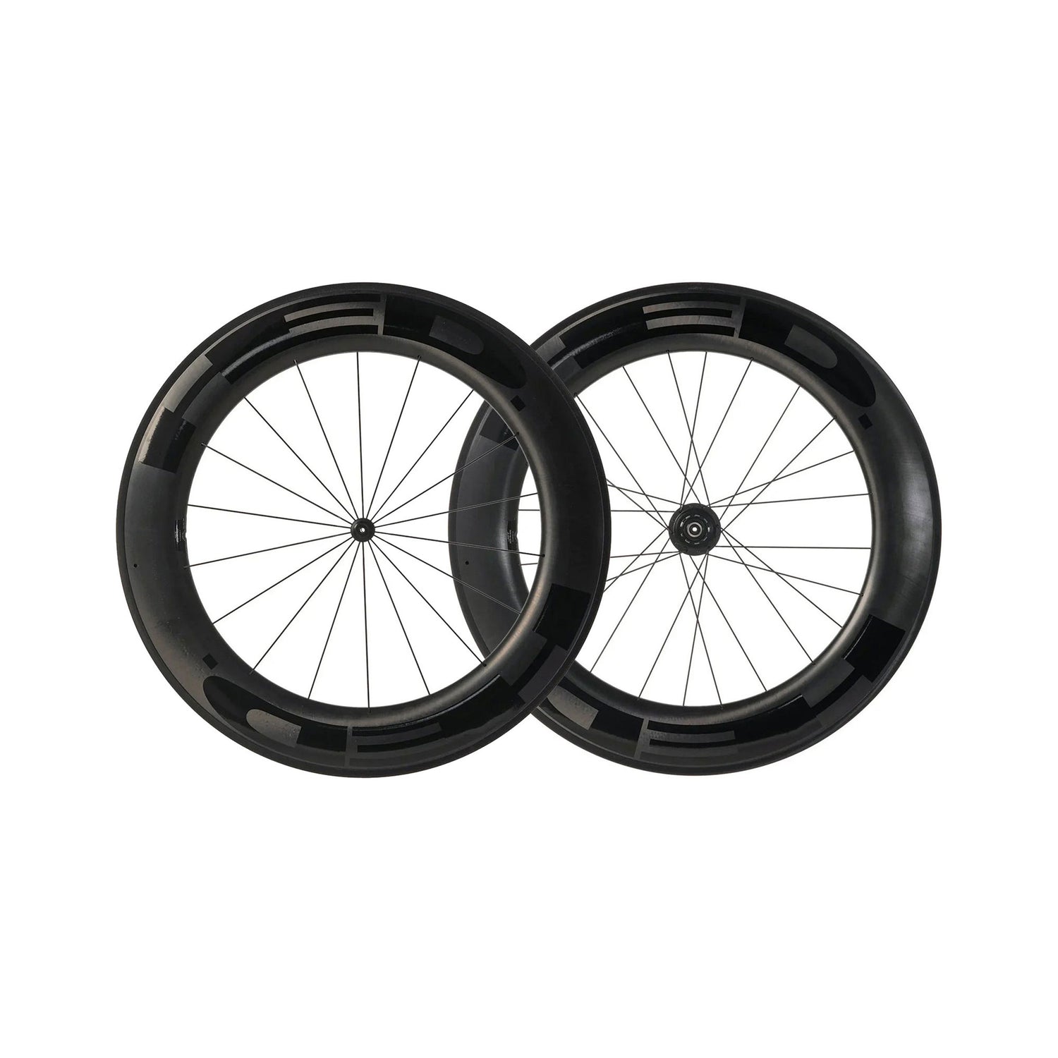 Juego de ruedas sin cámara HED Jet 9 con freno de llanta negro