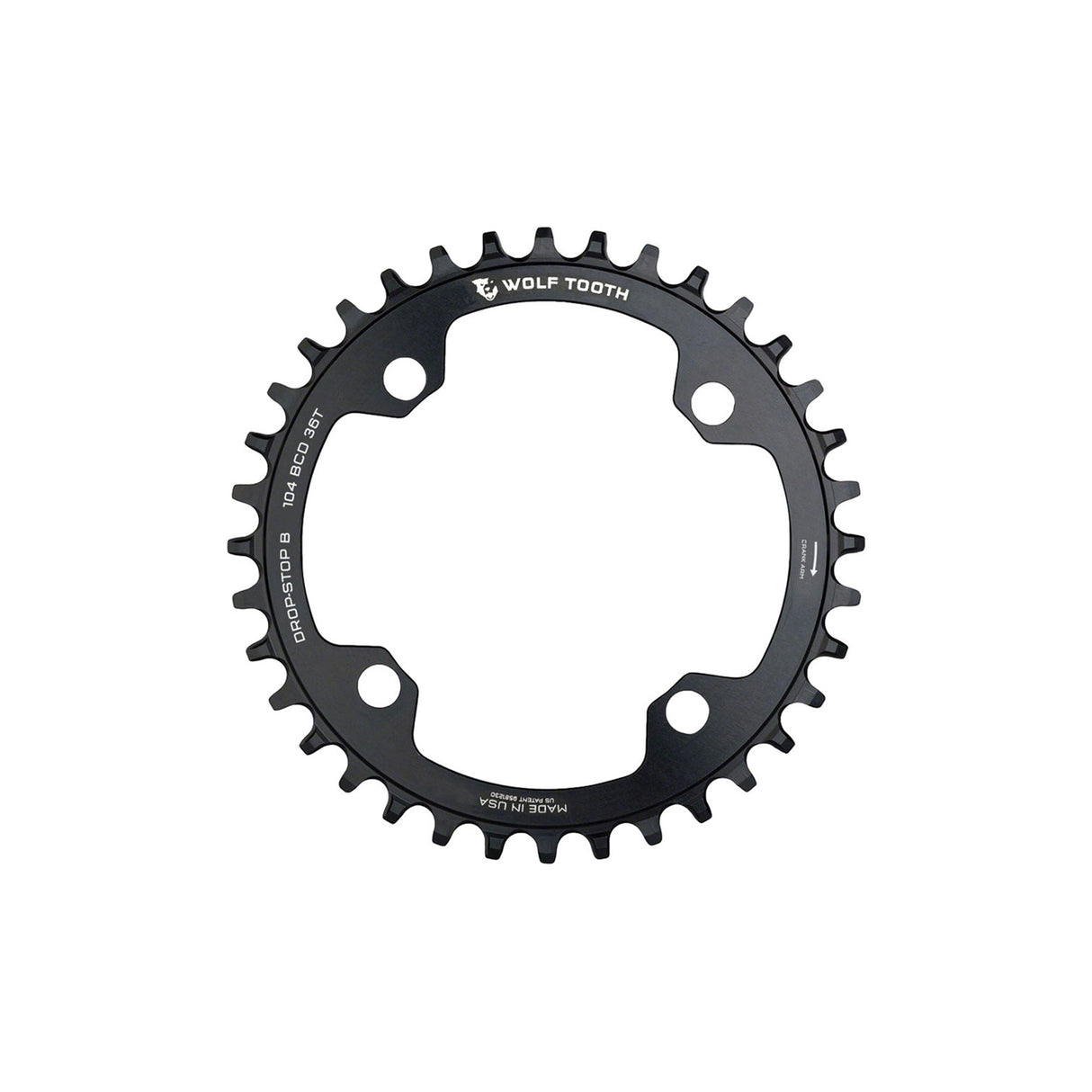 Wolf Tooth Drop-Stop B Chainring 104x4