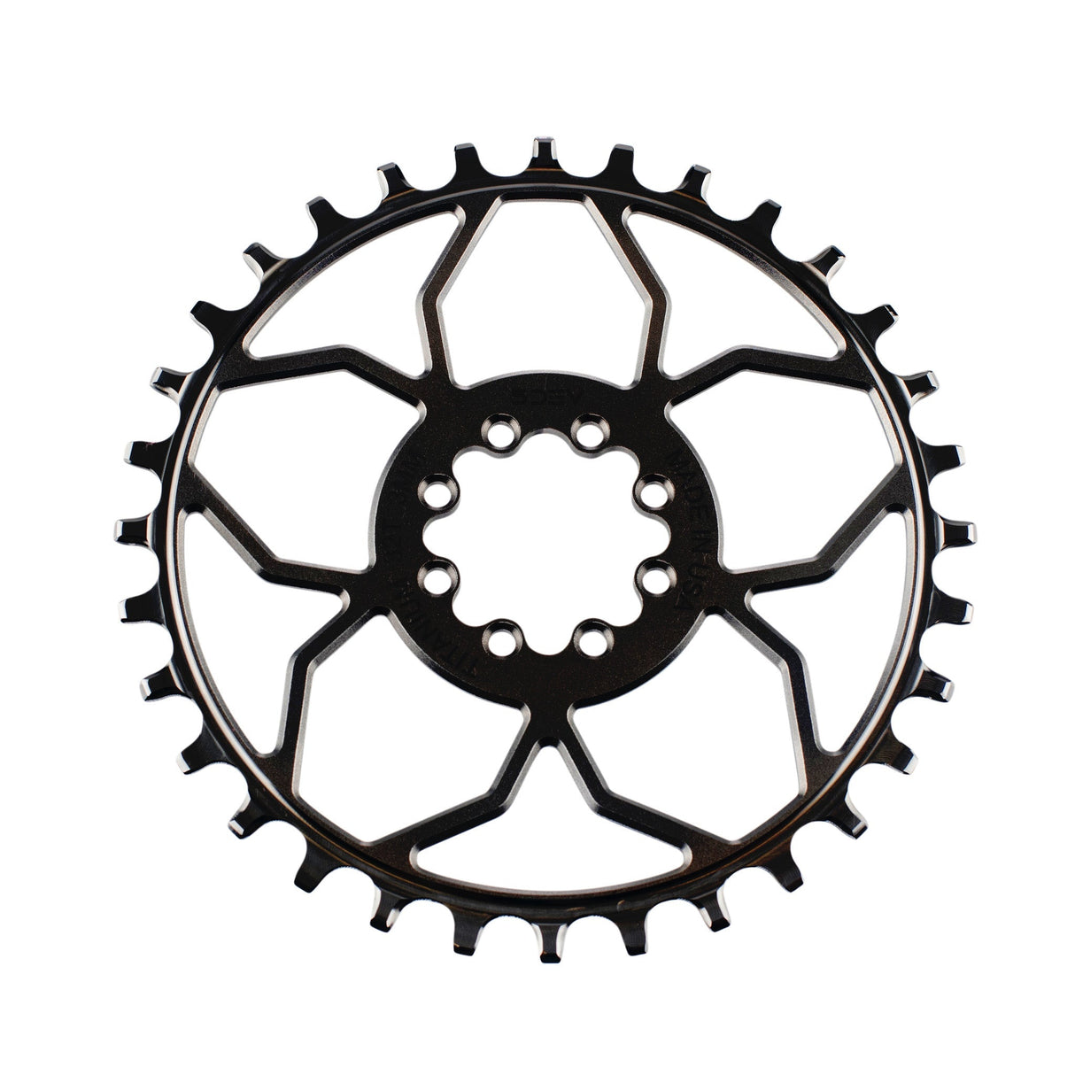 8 Bolt Titanium Chainring - T - Type 30T