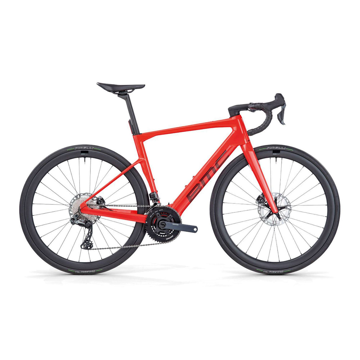 BMC Roadmachine 01 AMP Two USA Bike Neon Red / Black