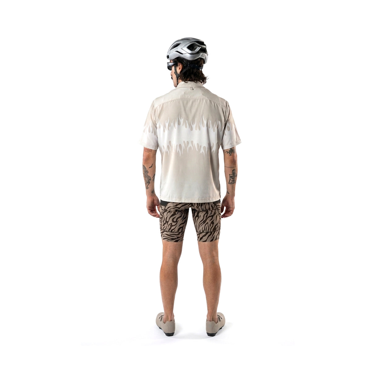 Giordana Beyond Gravel Flames Soave Zip Up Shirt