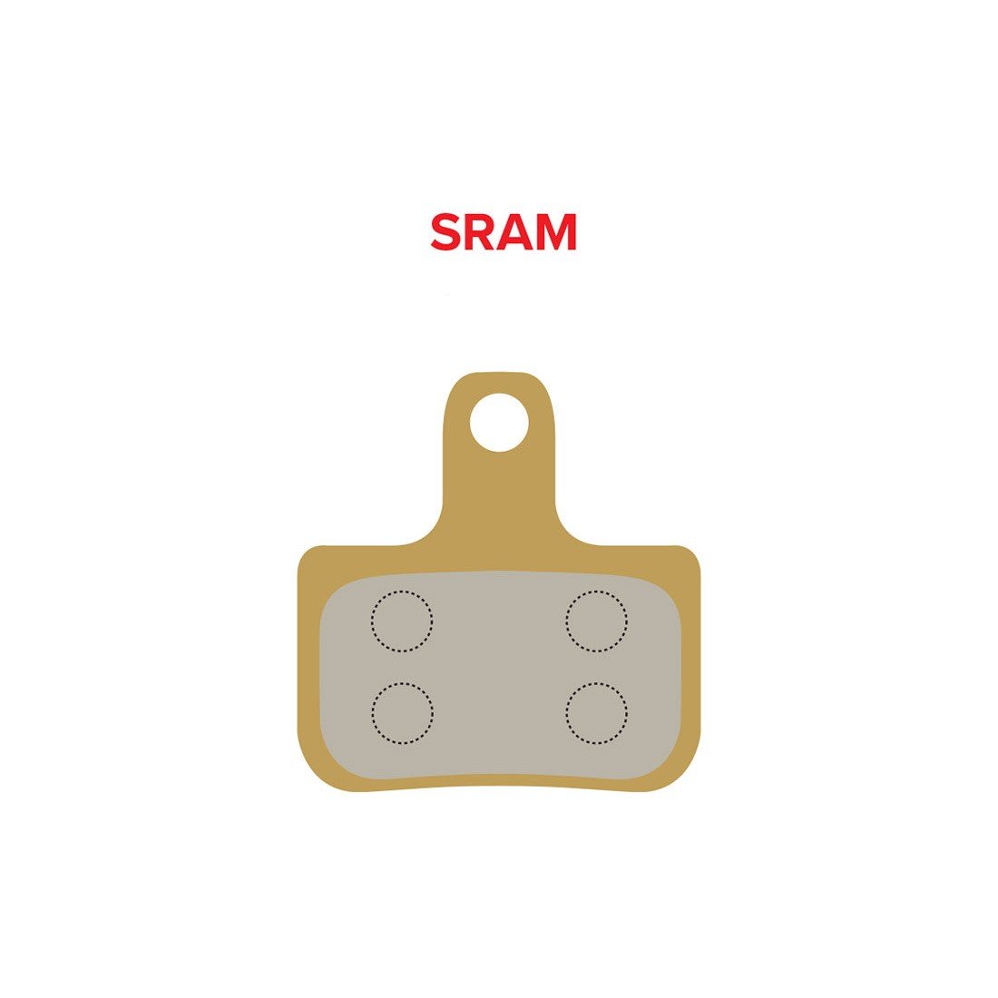 MTX Gold Label HD Disc Brake Pads SRAM Level Ultimate/Red/AXS Force