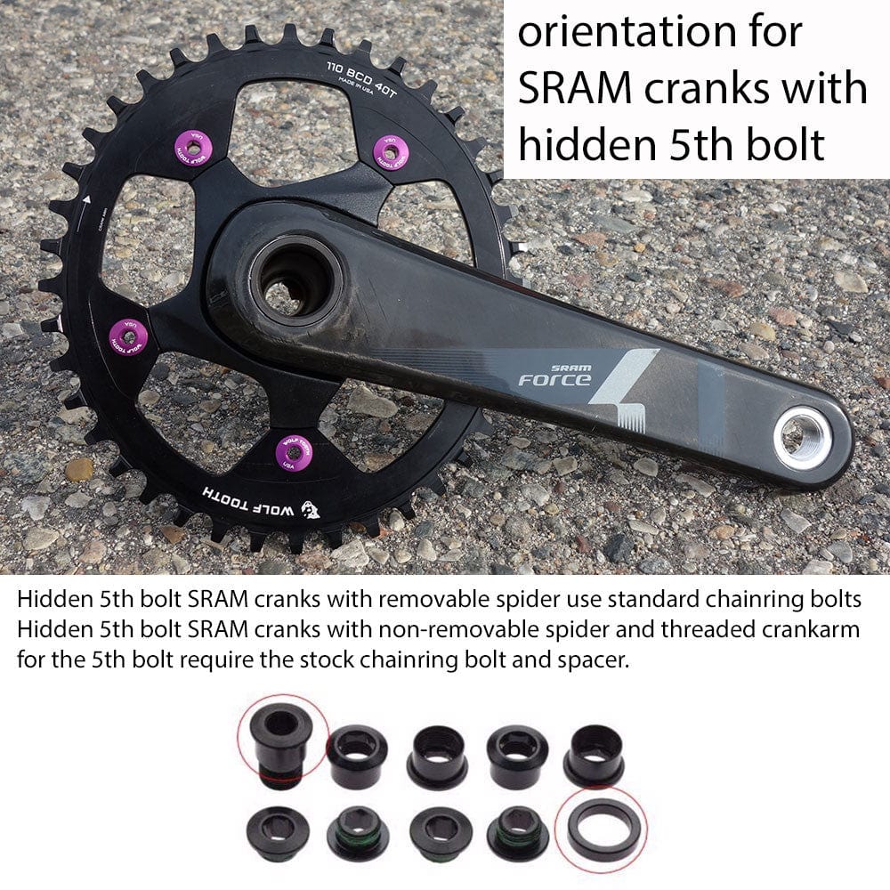 Wolf Tooth Oval 110 BCD Gravel / CX / Road Chainrings