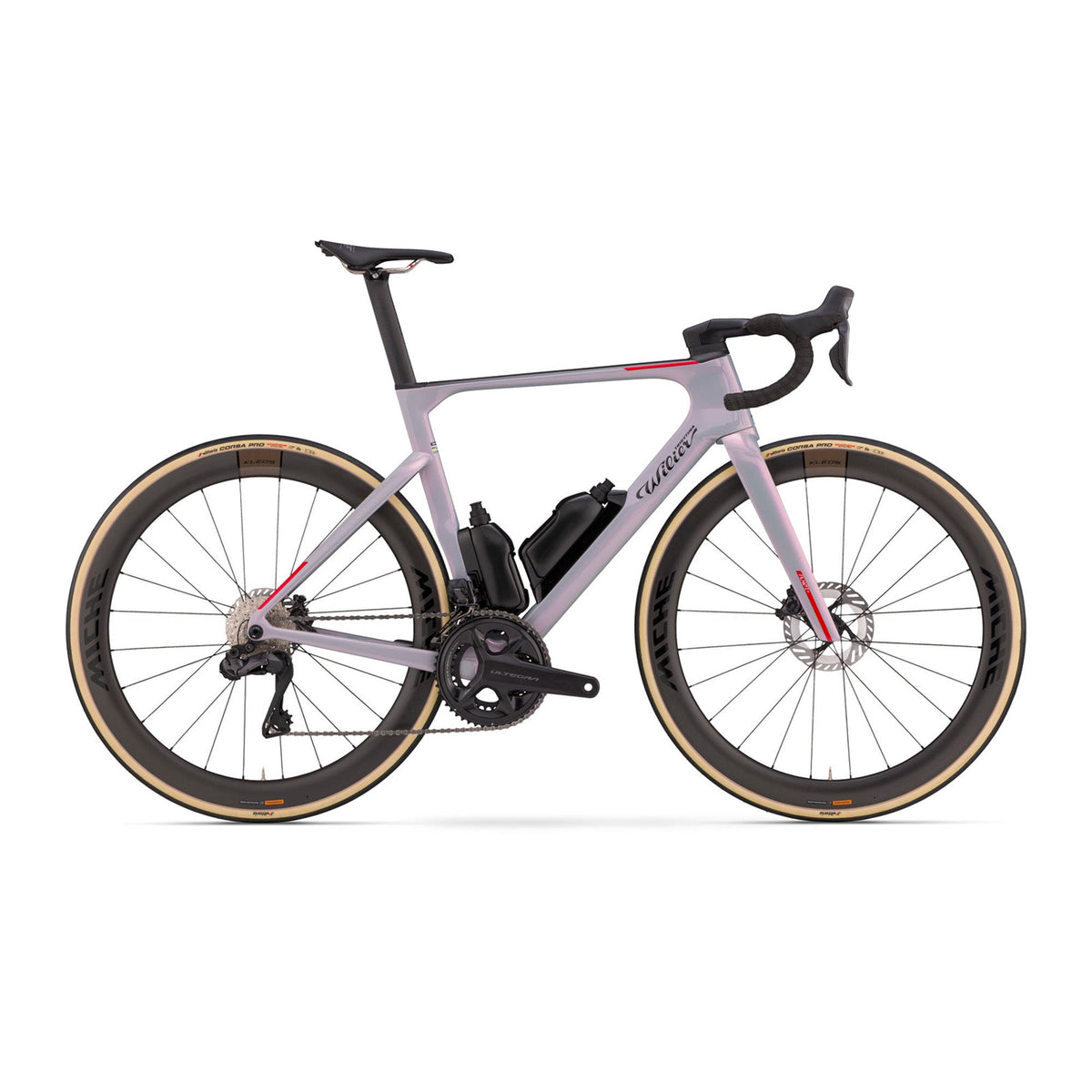 Wilier Filante SLR ID2 Red XPLR AXS 1X Bike w/Power Meter and Kleos RD 50 CeramicSpeed Wheels