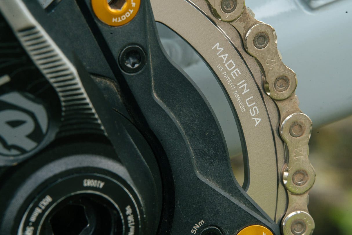 Wolf Tooth 104 BCD Chainrings - Raw Silver