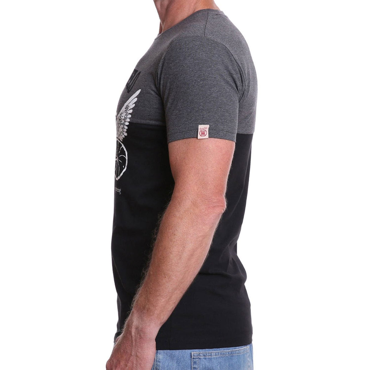 Apres Velo 7th Day Spinners Tee Charcoal / Black