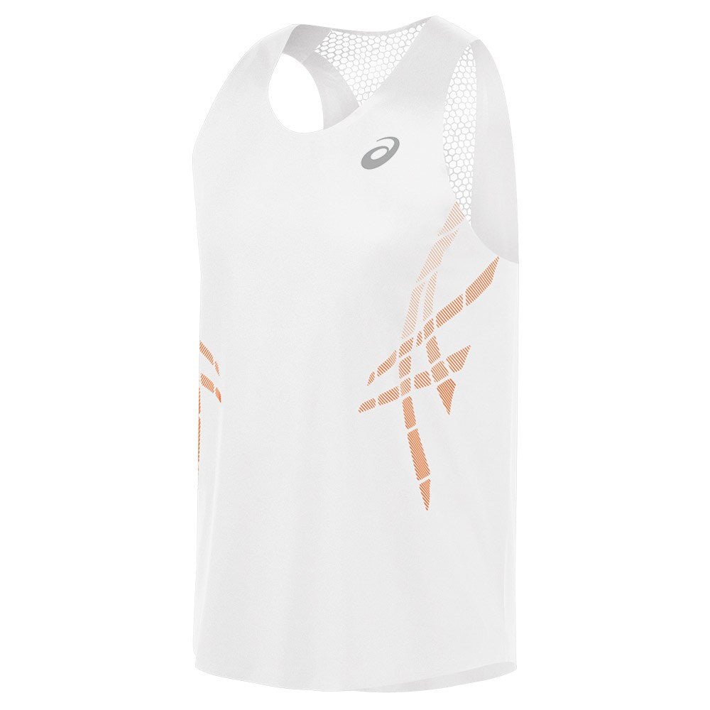 Asics TI Run Singlet White