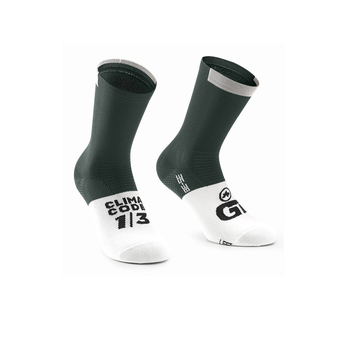 Assos GT Socks C2 Schwarzwald Green