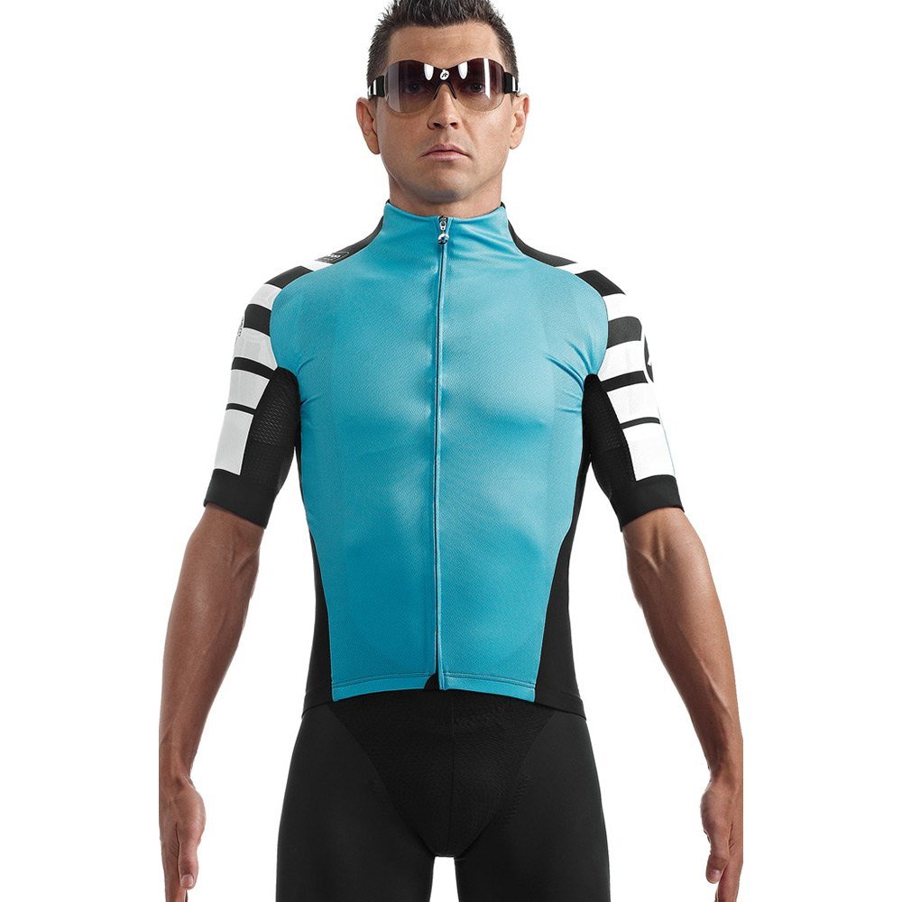 Assos SS.cento S7 Short Sleeve Jersey Blue Calypso