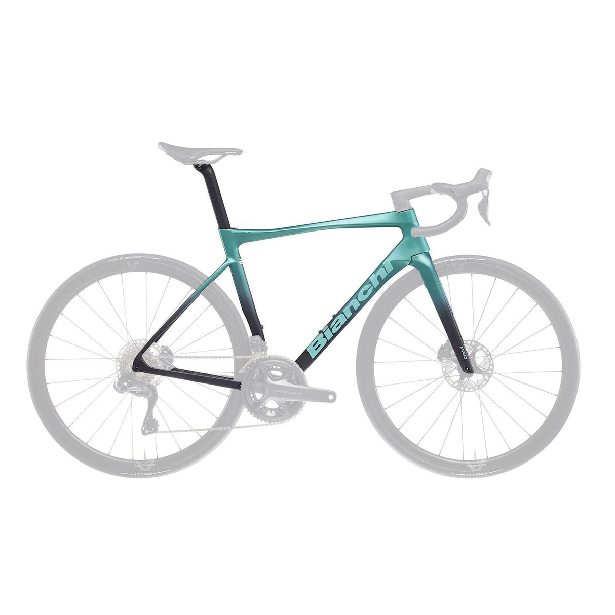 Bianchi Specialissima Pro Disc Frameset MW - Carbon / CK Metallic / CK16