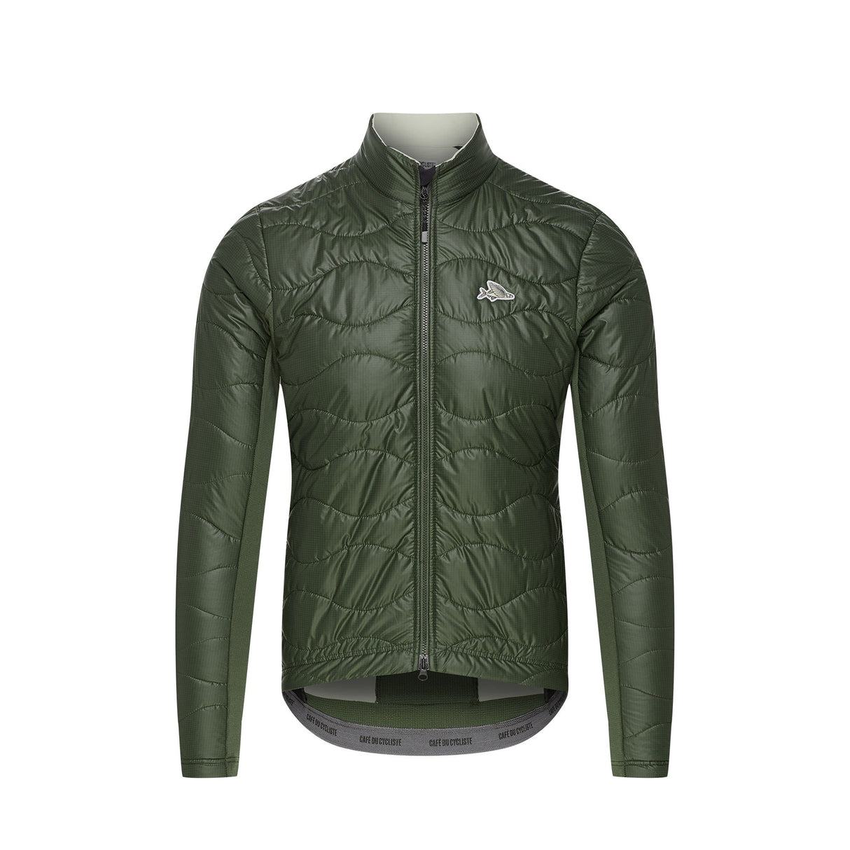 Cafe du Cycliste Albertine Thermal Jacket Mens Khaki