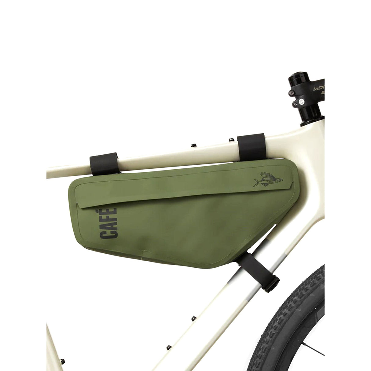 Cafe du Cycliste Frame Bag Khaki