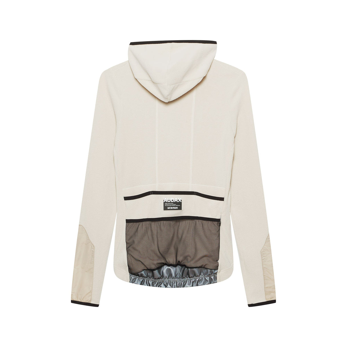 Cafe du Cycliste Ingrid Microfleece Long Sleeve Jersey Womens Pearl Grey