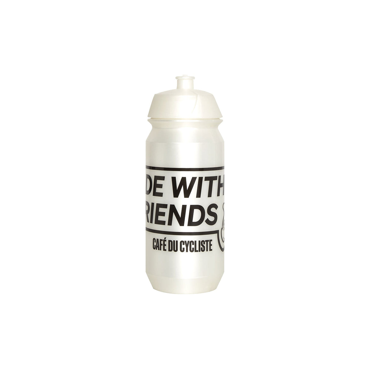 Cafe du Cycliste Ride with Friends Water Bottle Pearl