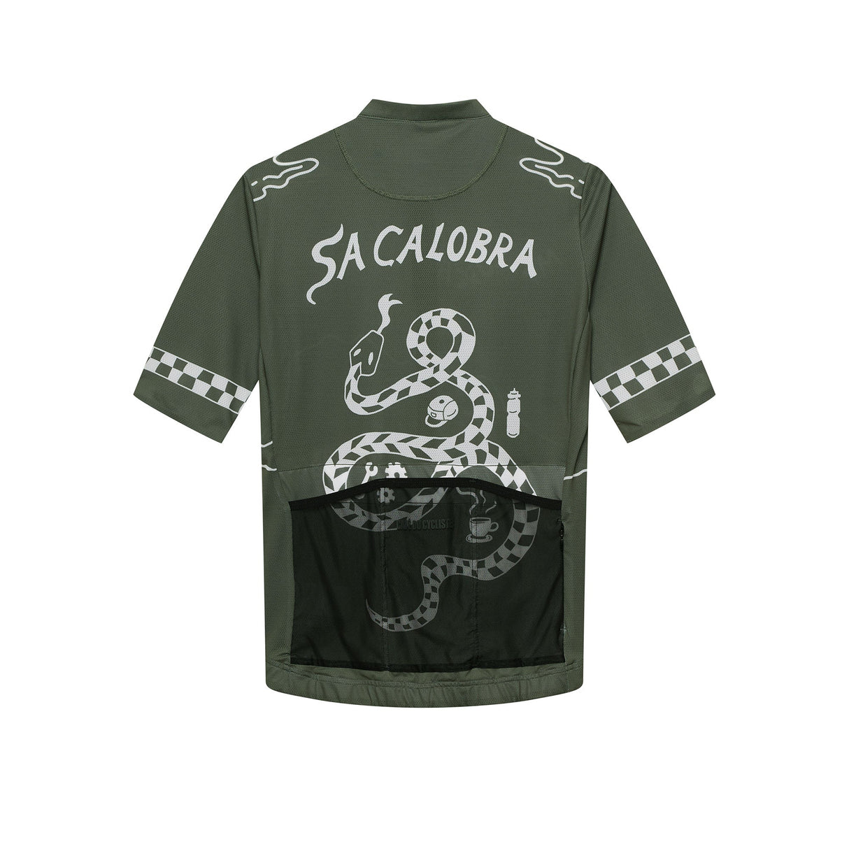 Cafe du Cycliste Sa Calobra Short Sleeve Jersey Khaki