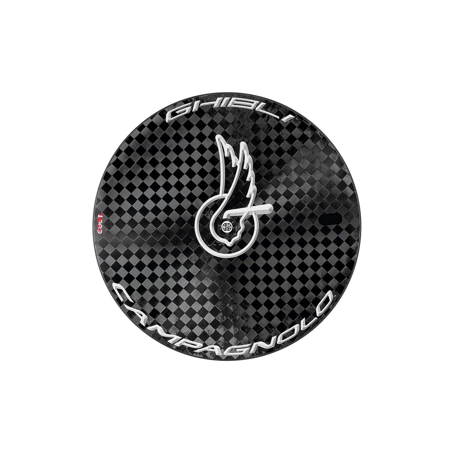 Campagnolo Ghibli Track Tubular Rear Disc Wheel Bright Label