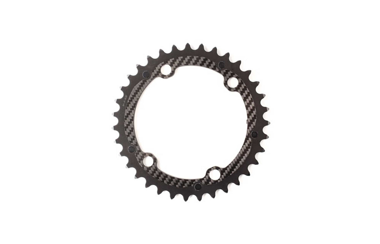 Carbon - Ti X - CarbonRing Inner Chainring for SRAM Force/Rival AXS Cranks 107x4