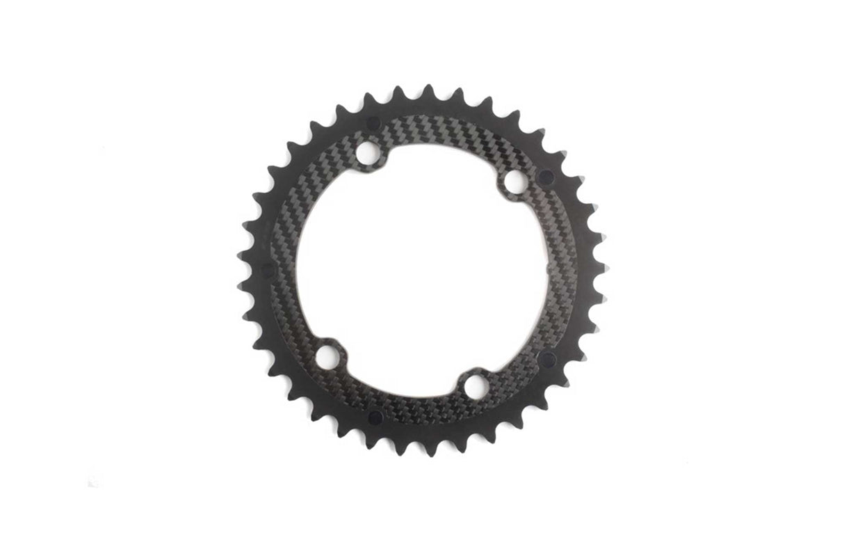 Carbon - Ti X - CarbonRing Inner Chainring for SRAM Force/Rival AXS Cranks 107x4