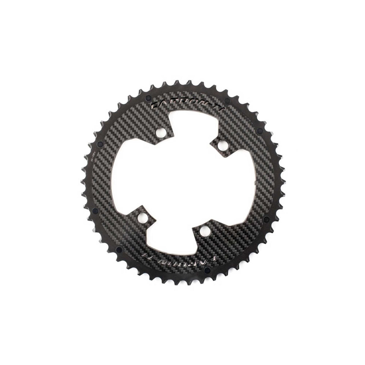 Carbon - Ti X - CarbonRing Outer Chainring for SRAM Force/Rival AXS Cranks 107x4