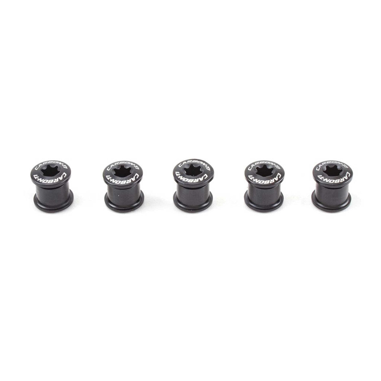 Carbon - Ti X - Fix Road Chainring Bolt Kit Black