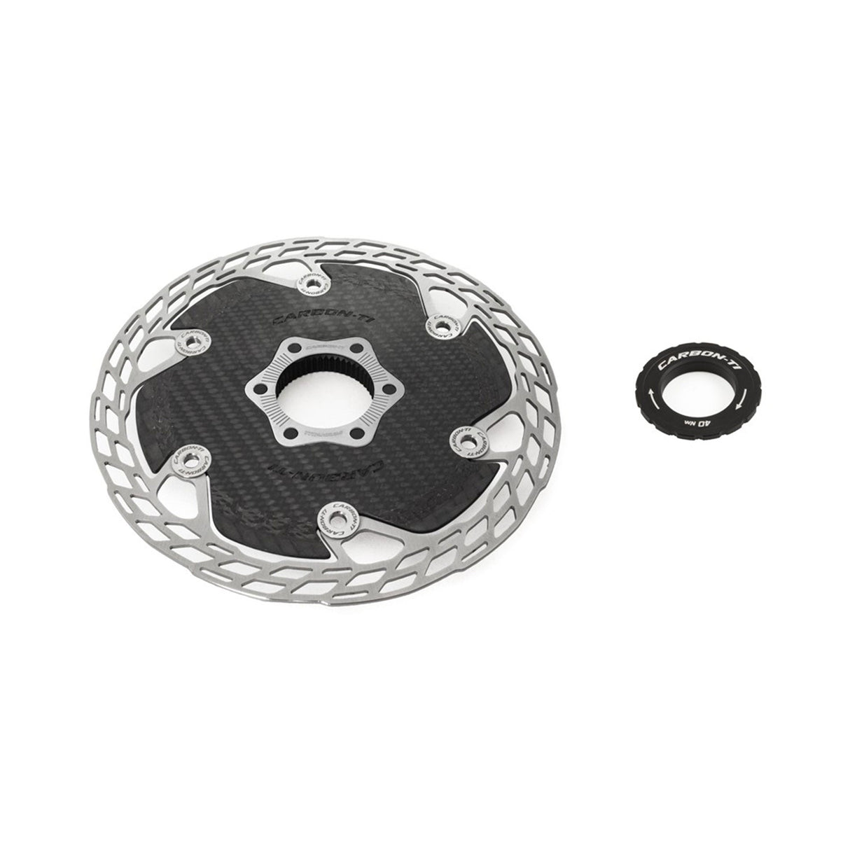 Carbon - Ti X - Rotor Aero Centerlock 160mm