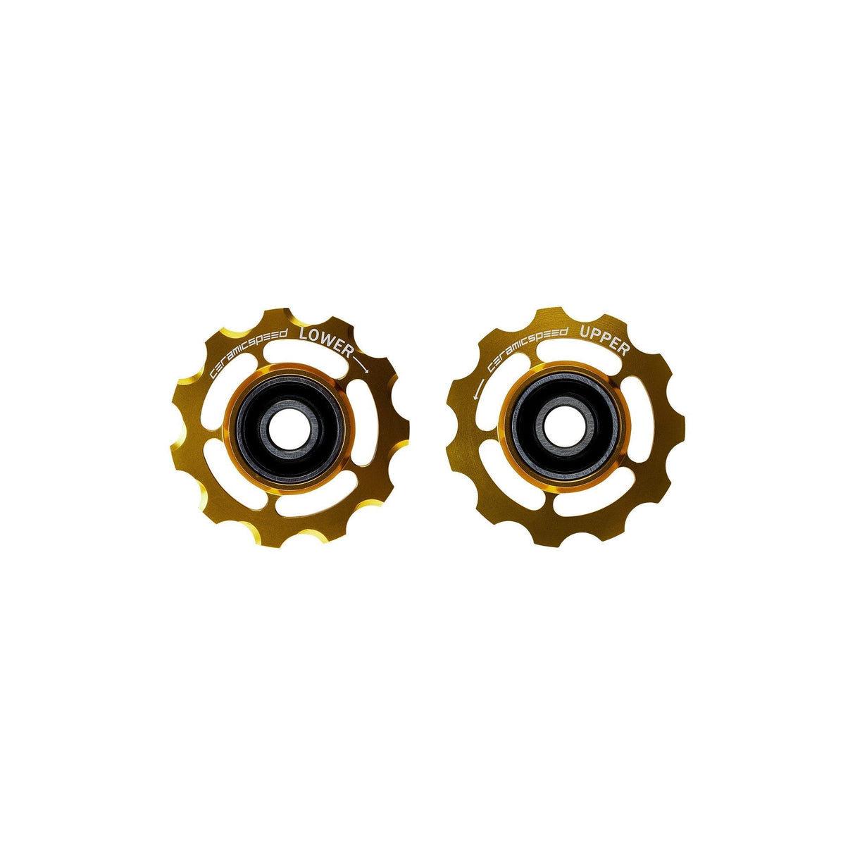 CeramicSpeed Alloy Coated Derailleur Pulleys - Limited Gold - Shimano 11 Speed Gold