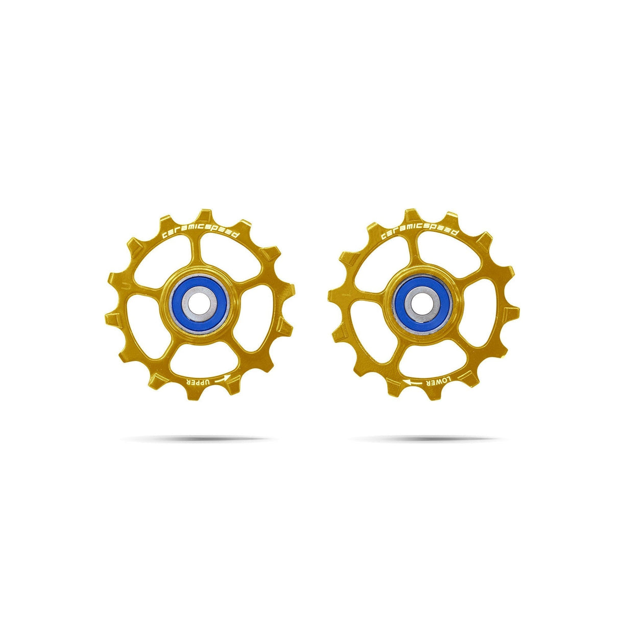 CeramicSpeed Ceramic Alloy Coated Derailleur Pulleys - SRAM Eagle 14 12 Speed Gold